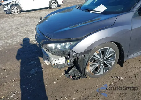 2017 Honda Civic Ex-L from USA, damaged, VIN 19XFC1F72HE215183